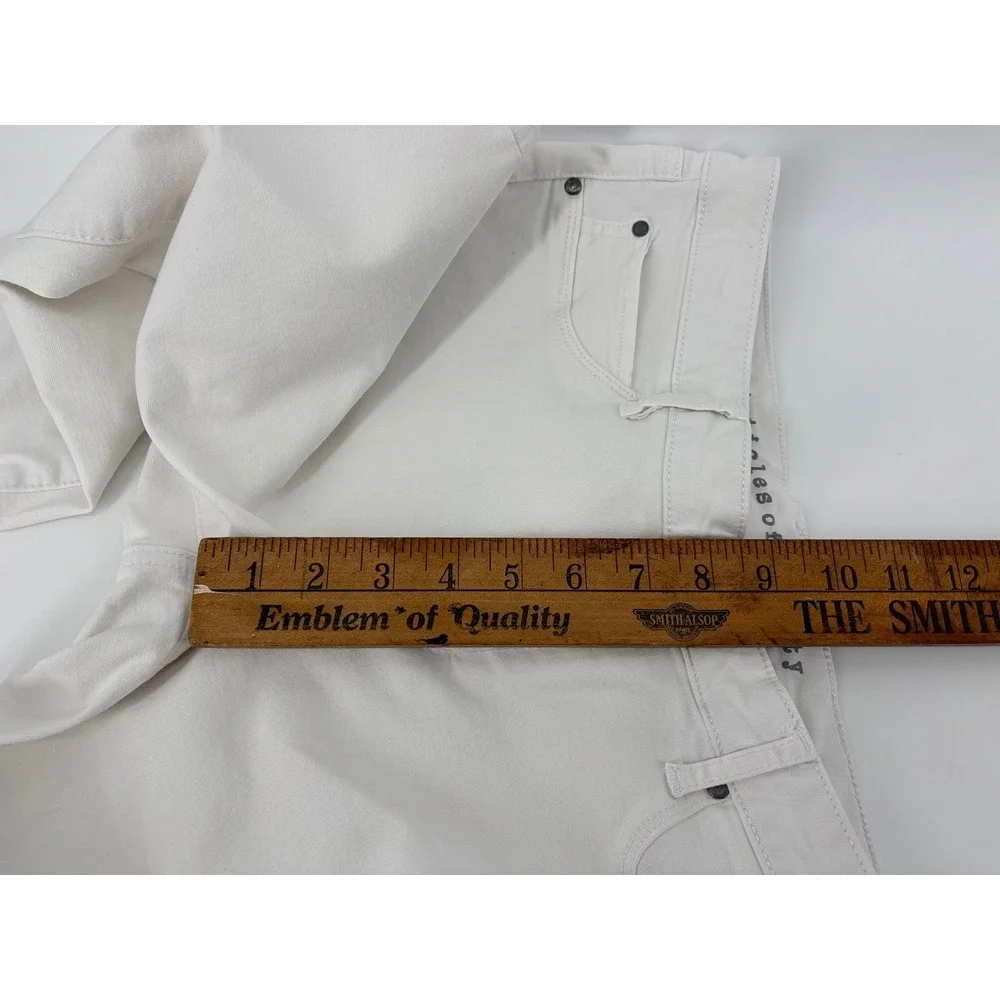 Articles of Society, White Sateen Ankle Skinny Jegging Jeans, Women's Size 30‎